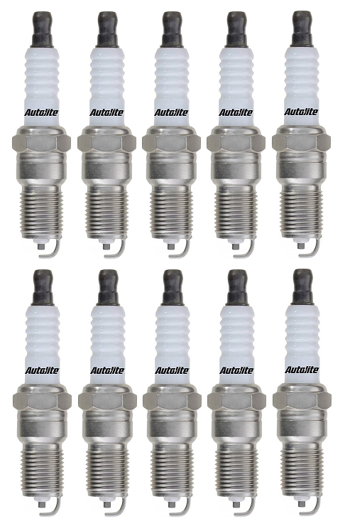 SET OF 10 AUTOLITE SPARK PLUGS TO SUIT AUDI R8 42 BUJ 5.2L V10 TILL 09/2010