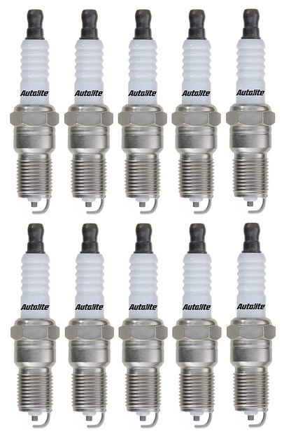 SET OF 10 AUTOLITE SPARK PLUGS TO SUIT AUDI R8 42 BUJ 5.2L V10 TILL 09/2010