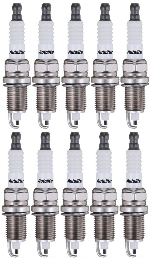 SET OF 10 AUTOLITE SPARK PLUGS TO SUIT DODGE EWB OHV EFI 8.0L 8.3L V10