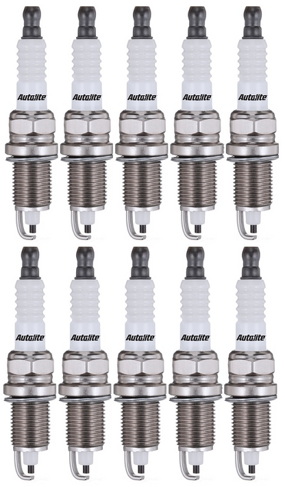 SET OF 10 AUTOLITE SPARK PLUGS TO SUIT DODGE EWB OHV EFI 8.0L 8.3L V10