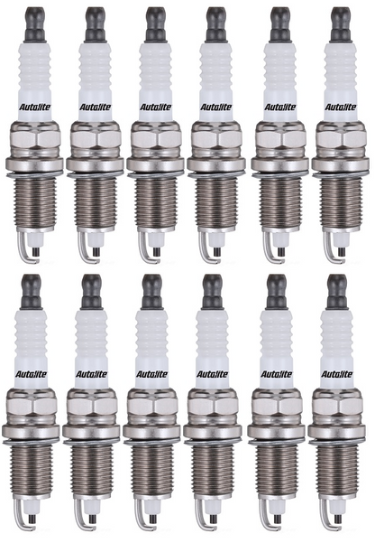 SET OF 12 AUTOLITE SPARK PLUGS TO SUIT BMW M70B50 M73B54 5.0L 5.4L V12