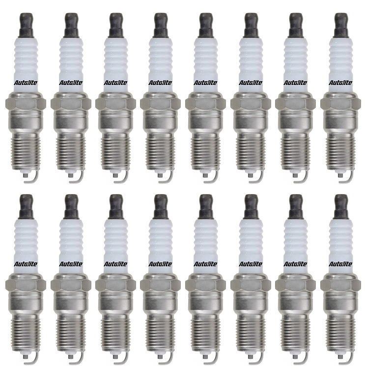 SET OF 16 AUTOLITE SPARK PLUGS TO SUIT MERCEDES BENZ SL55 AMG R230 M113.992 SUPERCHARGED 5.4L V8