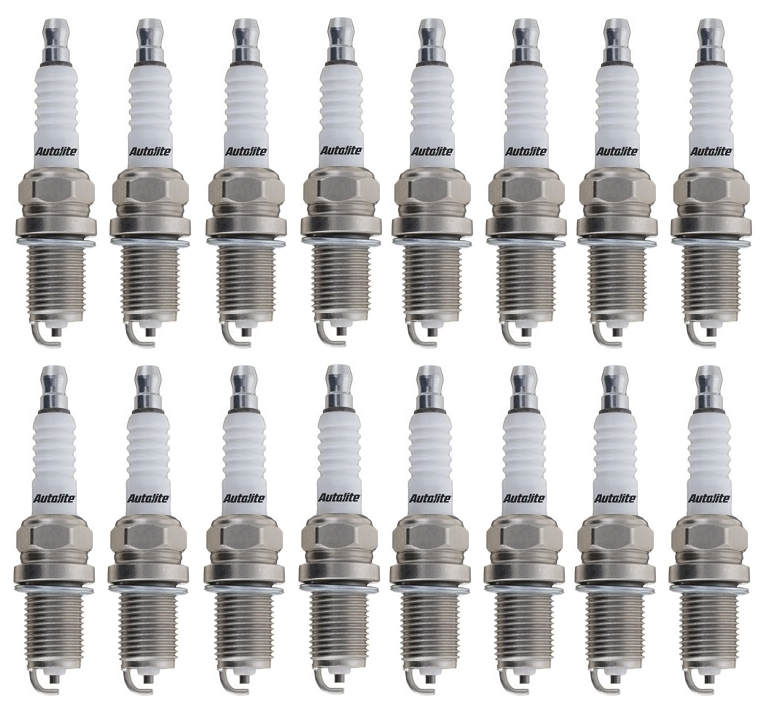 SET OF 16 AUTOLITE SPARK PLUGS TO SUIT MERCEDES BENZ G55 AMG W463 M113.993 SUPERCHARGED 5.4L V8