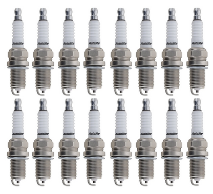 SET OF 16 AUTOLITE SPARK PLUGS TO SUIT DODGE RAM 1500 HEMI OHV 5.7L V8 4WD ONLY