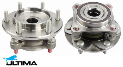 2 X ULTIMA FRONT WHEEL HUB AND BEARING ASSEMBLY TO SUIT TOYOTA PRADO VZJ120R 5VZ-FE 3.4L V6