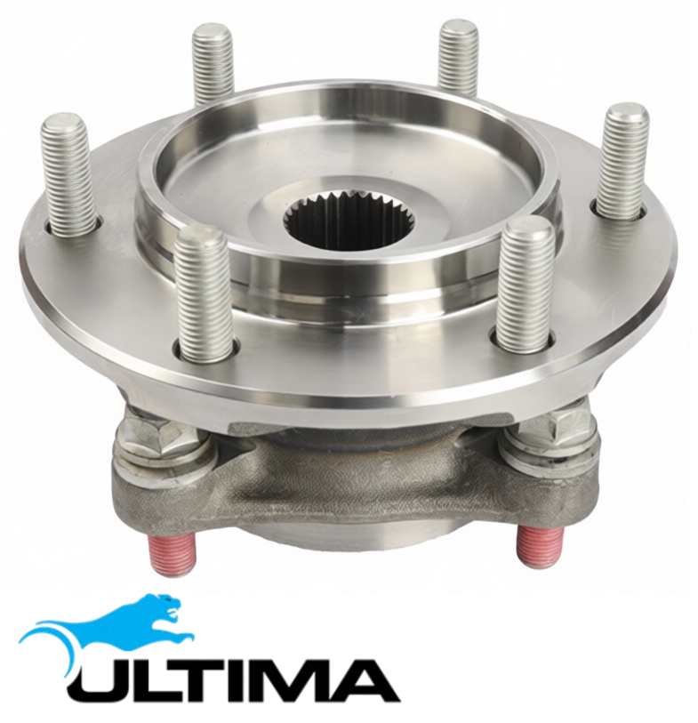 2 X ULTIMA FRONT WHEEL HUB AND BEARING ASSEMBLY TO SUIT TOYOTA PRADO VZJ120R 5VZ-FE 3.4L V6