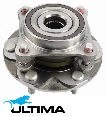 2 X ULTIMA FRONT WHEEL HUB AND BEARING ASSEMBLY TO SUIT TOYOTA PRADO GRJ150R GRJ151R 1GR-FE 4.0L V6