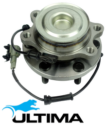 2 X ULTIMA FRONT WHEEL HUB & BEARING ASSEMBLY TO SUIT NISSAN NAVARA D40 VQ40DE 4.0 V6 SUITS RWD ONLY