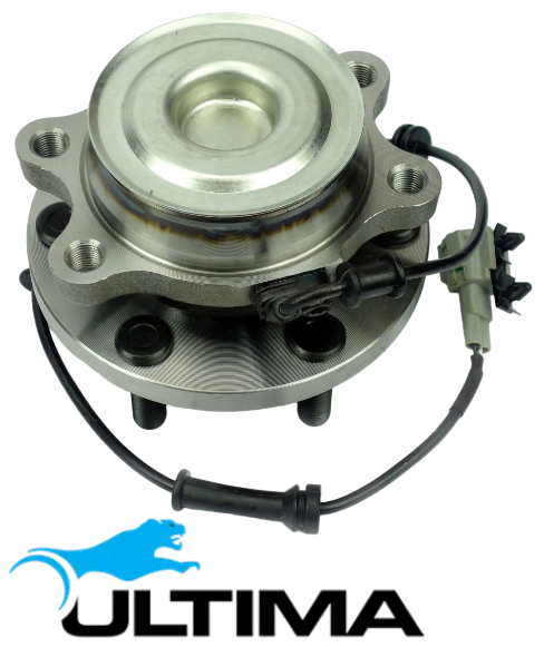 2 X ULTIMA FRONT WHEEL HUB & BEARING ASSEMBLY TO SUIT NISSAN NAVARA D40 VQ40DE 4.0 V6 SUITS RWD ONLY