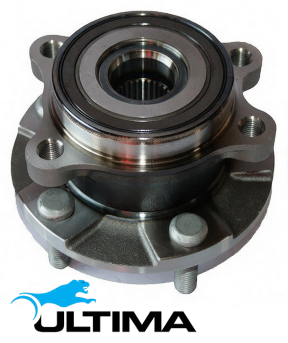 2 X ULTIMA FRONT WHEEL HUB AND BEARING ASSEMBLY TO SUIT TOYOTA TARAGO GSR50R 2GR-FE 3.5L V6