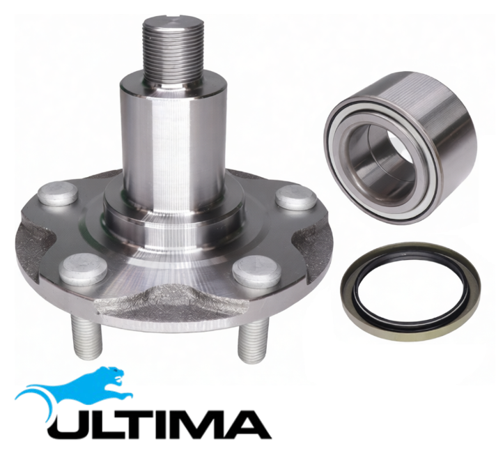 2 X FRONT WHEEL HUB AND BEARING ASSEMBLY FOR TOYOTA HILUX GGN15R 1GR-FE 4.0L V6