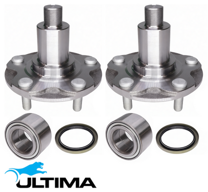 2 X FRONT WHEEL HUB AND BEARING ASSEMBLY FOR TOYOTA HILUX GGN15R 1GR-FE 4.0L V6