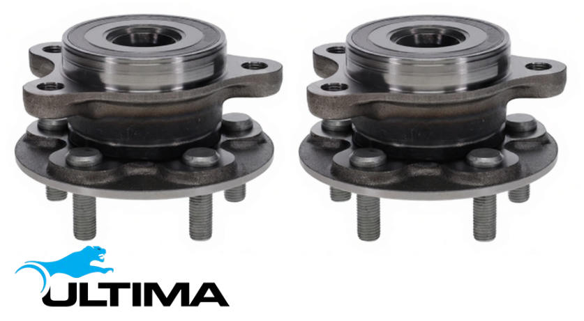 2 X ULTIMA FRONT WHEEL HUB AND BEARING ASSEMBLY FOR TOYOTA PRIUS ZVW52R 2ZR-FXE 1.8L I4 PRIME MODEL