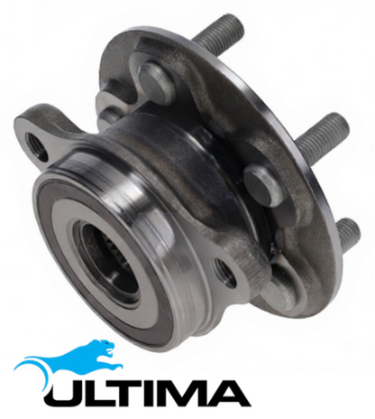 2 X ULTIMA FRONT WHEEL HUB AND BEARING ASSEMBLY FOR TOYOTA PRIUS ZVW52R 2ZR-FXE 1.8L I4 PRIME MODEL