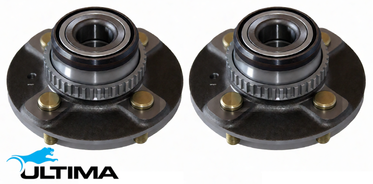 2 X ULTIMA REAR WHEEL HUB AND BEARING ASSEMBLY TO SUIT HYUNDAI ACCENT LC LS G4ED 1.6L I4 2D W/ ABS