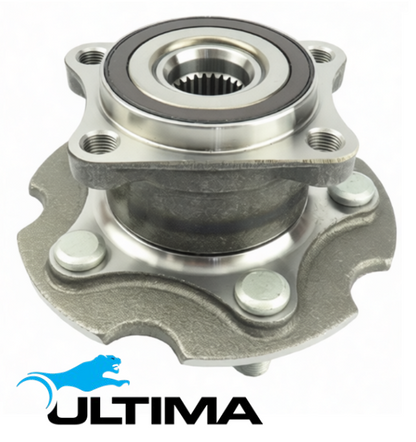 2 X ULTIMA REAR WHEEL HUB AND BEARING ASSEMBLY TO SUIT TOYOTA RAV4 ALA30R 2AD-FTV 2.2L I4 WITH ABS