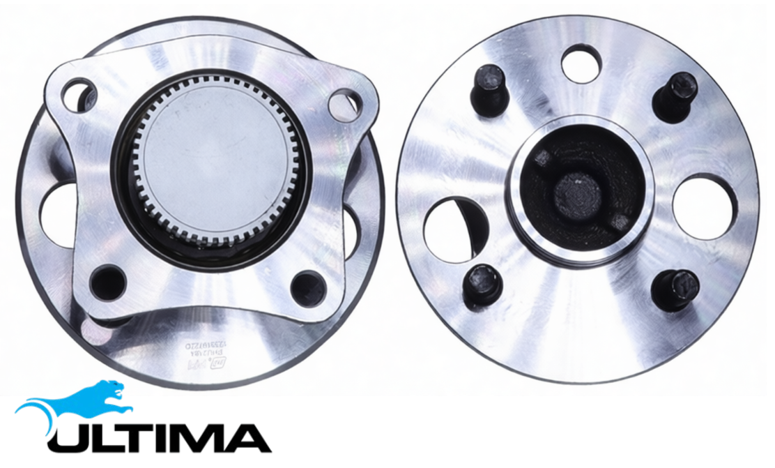 2 X ULTIMA REAR WHEEL HUB AND BEARING ASSEMBLY TO SUIT TOYOTA COROLLA AE101R AE111R 4AFE 4AGE 1.6L I4 W/ ABS