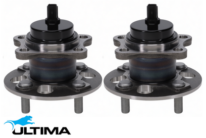 2 X ULTIMA REAR WHEEL HUB AND BEARING ASSEMBLY TO SUIT TOYOTA YARIS NCP91R NCP131R 1NZ-FE 1.5L I4