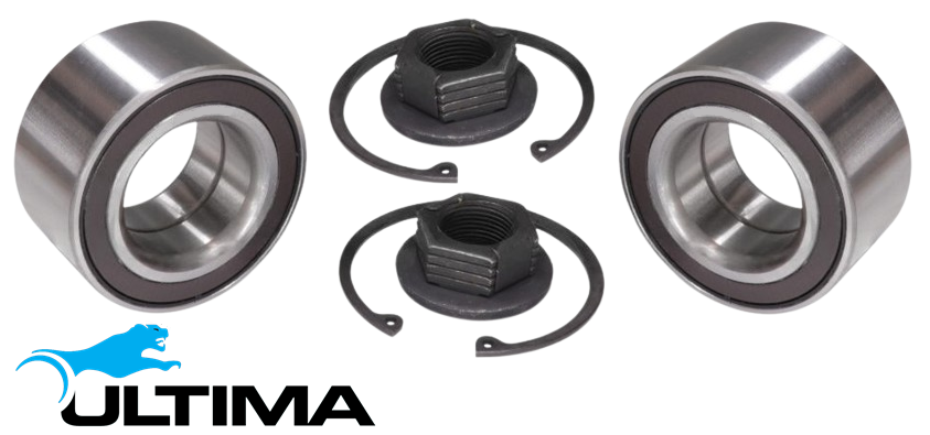 2 X ULTIMA FRONT WHEEL BEARING KIT TO SUIT FORD FOCUS LR EDDB EYDE ALDA 1.8L 2.0L I4