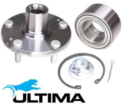 2 X ULTIMA FRONT WHEEL HUB AND BEARING ASSEMBLY TO SUIT HYUNDAI I30 GD G4NB G4NC 1.8L 2.0L I4