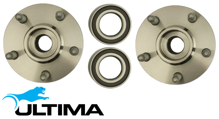 2 X REAR WHEEL HUB AND BEARING ASSEMBLY TO SUIT HOLDEN COMMODORE VE VF SIDI LF1 LFW LFX LLT 3.0L V6