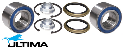 2 X ULTIMA FRONT WHEEL BEARING KIT TO SUIT KIA MENTOR AF EF B5 BF TE 1.5L 1.8L I4