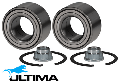 2 X ULTIMA FRONT WHEEL BEARING KIT TO SUIT MAZDA CX-7 ER L5 R2T TURBO DIESEL 2.2L 2.5L I4