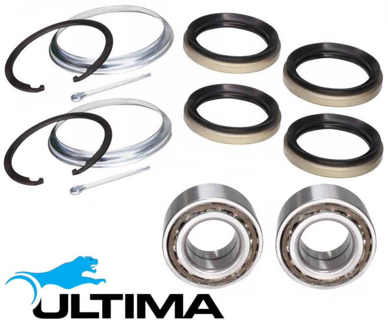 2 X ULTIMA FRONT WHEEL BEARING KIT TO SUIT TOYOTA COROLLA AE112R 7A-FE 7A-FET TURBO 1.8L I4