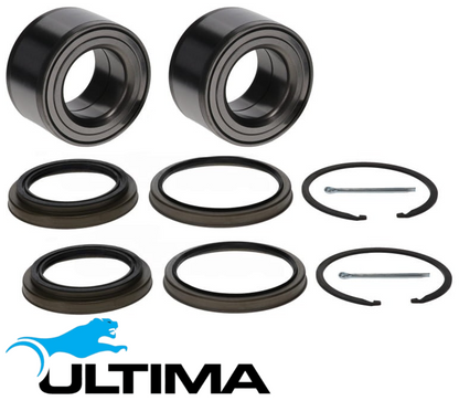 2 X ULTIMA FRONT WHEEL BEARING KIT TO SUIT TOYOTA PRADO VZJ95R 5VZ-FE 3.4L V6 SUITS 132KW