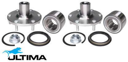 2 X FRONT WHEEL HUB AND BEARING ASSEMBLY FOR FORD COURIER PE PG PH G6 2.6L I4 4WD EXCEPT SEE7 & SDE7