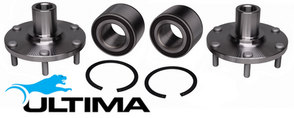 2 X ULTIMA FRONT WHEEL HUB & BEARING ASSEMBLY TO SUIT FORD RANGER PX1 PX2 PX3 P5AT 3.2L I5 SUITS 4WD