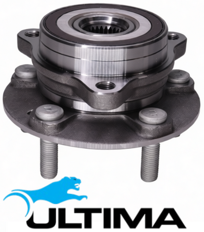 2 X ULTIMA FRONT WHEEL HUB AND BEARING ASSEMBLY TO SUIT HYUNDAI I30 PDE G4LK TURBO 1.5L I4