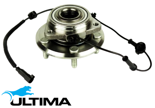 2 X ULTIMA FRONT WHEEL HUB AND BEARING ASSEMBLY TO SUIT JEEP WRANGLER JK ENS TURBO DIESEL 2.8L I4