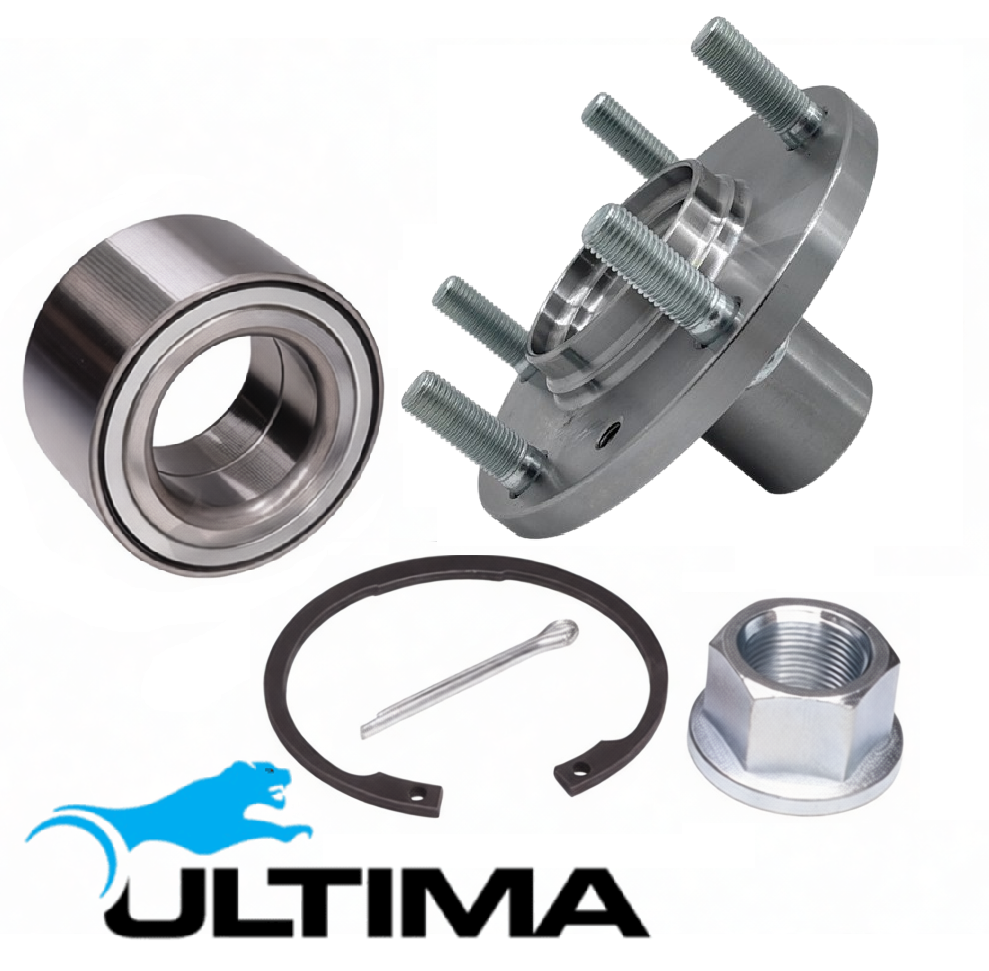 2 X ULTIMA FRONT WHEEL HUB & BEARING ASSY TO SUIT NISSAN X-TRAIL T30 YD22DTI TURBO DIESEL 2.2L I4