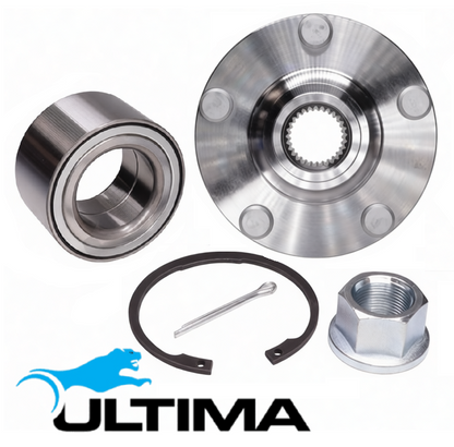 2 X ULTIMA FRONT WHEEL HUB & BEARING ASSY TO SUIT NISSAN X-TRAIL T30 YD22DTI TURBO DIESEL 2.2L I4