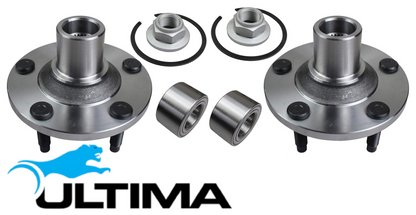 2 X ULTIMA FRONT WHEEL HUB AND BEARING ASSEMBLY TO SUIT FORD ESCAPE ZB ZC ZD L3 2.3L I4 TILL 03/2009
