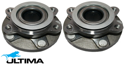2 X ULTIMA FRONT WHEEL HUB & BEARING ASSEMBLY TO SUIT RENAULT KOLEOS H45 M9R.865 TURBO DIESEL 2.0 I4