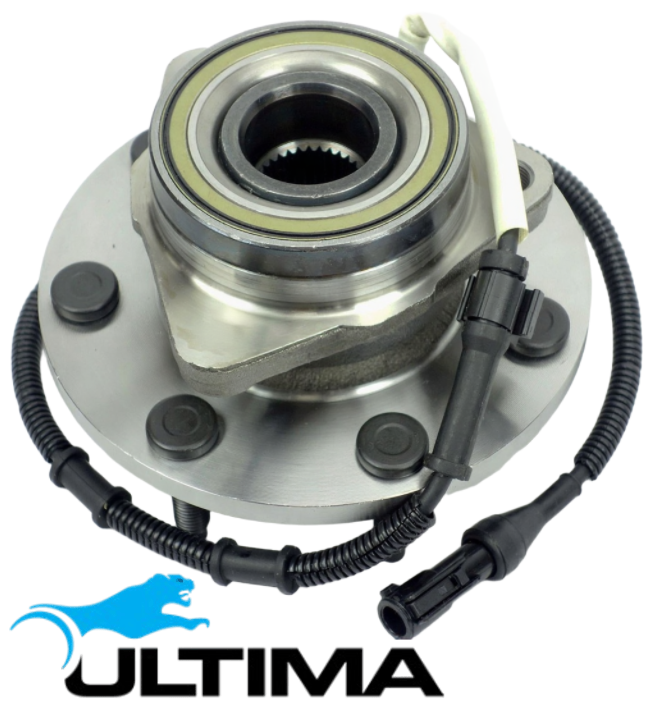 2 X ULTIMA FRONT WHEEL HUB AND BEARING ASSEMBLY TO SUIT FORD F-250 330 5.4L V8 SUITS 4D 4-WHEEL ABS