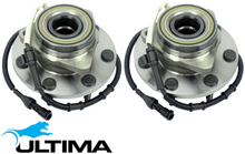 2 X ULTIMA FRONT WHEEL HUB AND BEARING ASSEMBLY TO SUIT FORD F-250 445 7.3L V8 SUITS 4WD 4-WHEEL ABS