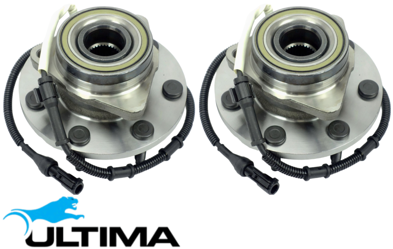 2 X ULTIMA FRONT WHEEL HUB AND BEARING ASSEMBLY TO SUIT FORD F-250 330 5.4L V8 SUITS 4D 4-WHEEL ABS