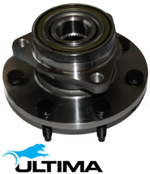 2 X ULTIMA FRONT WHEEL HUB AND BEARING ASSEMBLY FOR FORD F-250 330 5.4L V8 SUITS 4D REAR WHEEL ABS