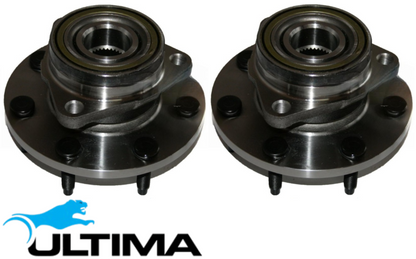2 X ULTIMA FRONT WHEEL HUB AND BEARING ASSEMBLY FOR FORD F-250 330 5.4L V8 SUITS 4D REAR WHEEL ABS