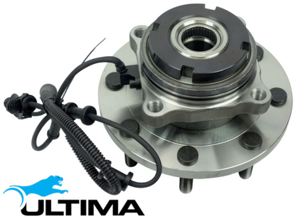 2 X ULTIMA FRONT WHEEL HUB AND BEARING ASSEMBLY TO SUIT FORD F-250 415 6.8L V10 DUAL REAR WHEELS