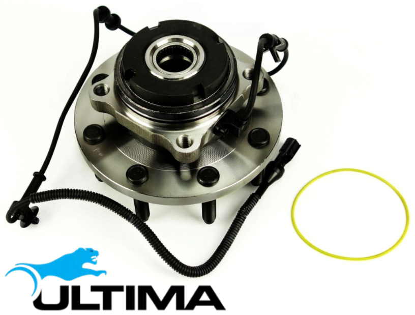 2 X ULTIMA FRONT WHEEL HUB & BEARING ASSEMBLY FOR FORD F250 RM OHV 4.2 I6 FOR 4WD SINGLE REAR WHEELS