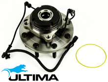 2 X ULTIMA FRONT WHEEL HUB AND BEARING ASSEMBLY FOR FORD F-350 RM RN 445 7.3L V8 SUIT 4WD TO 12/2002