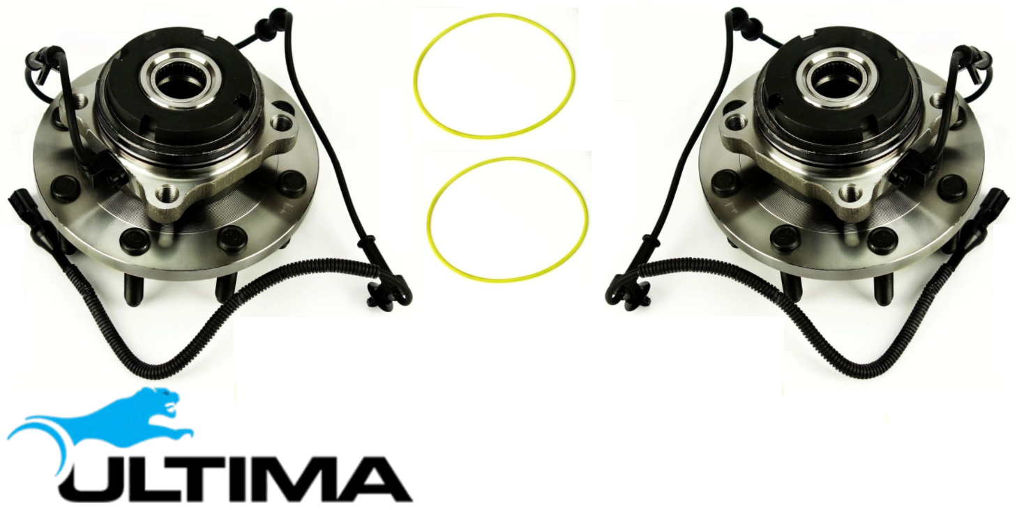 2 X ULTIMA FRONT WHEEL HUB AND BEARING ASSEMBLY TO SUIT FORD F-250 330 5.4L V8 SUIT 4D FROM 01/2000