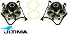 2 X ULTIMA FRONT WHEEL HUB AND BEARING ASSEMBLY FOR FORD F-250 RM RN 445 7.3 V8 FOR 4WD TILL 01/2004