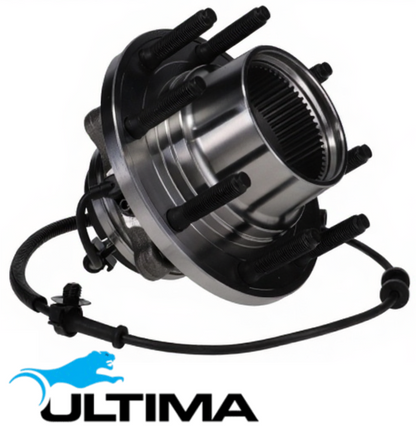 2 X ULTIMA FRONT WHEEL HUB AND BEARING ASSEMBLY TO SUIT FORD 363 445 TURBO DIESEL 7.3L V8