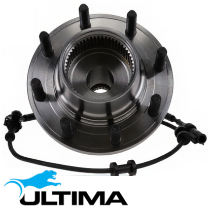 2 X ULTIMA FRONT WHEEL HUB AND BEARING ASSEMBLY FOR FORD F-250 RM RN 445 7.3 V8 FOR 4WD FROM 01/2003