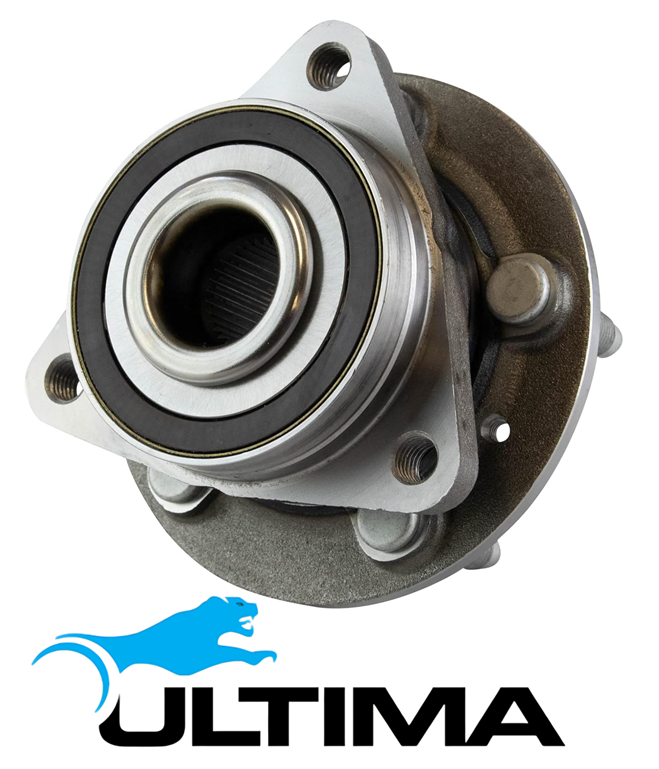 2 X ULTIMA FRONT WHEEL HUB AND BEARING ASSEMBLY TO SUIT HOLDEN ASTRA BL B14XFT TURBO 1.4L I4 SEDAN ONLY